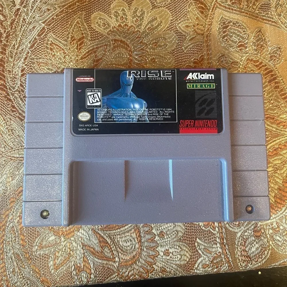 Rise of the Robots! Supernintendo Game!
